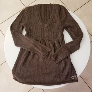 Like New! Hooded Roxy Empire Waist Pullover